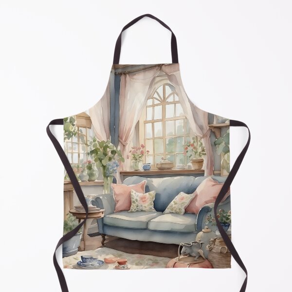 Aperçu de l'œuvre Salon vintage, style cottage anglais. créée et vendue par Jayjaynaenae.