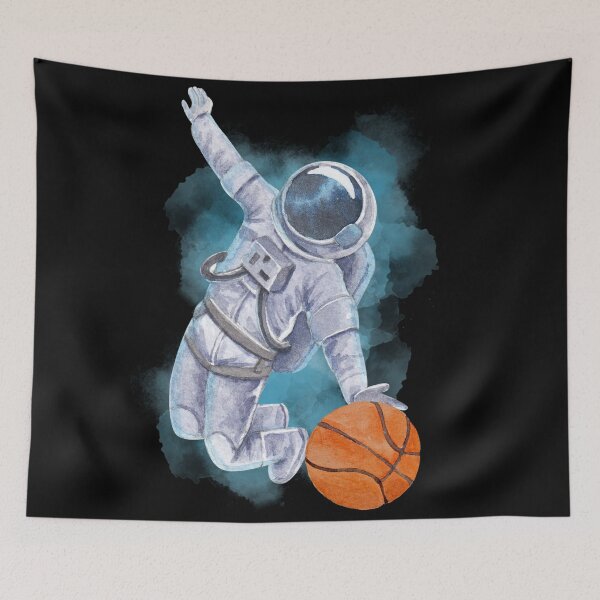 Item preview, Astronaut Basketball in Outer Space designed and sold by Millusti.