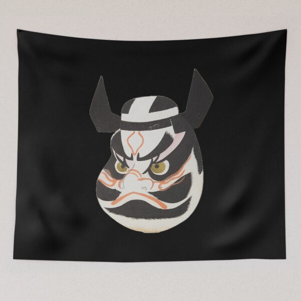 Item preview, Japanese Yokai Mask Demon Oni  designed and sold by StudioTVDinners.