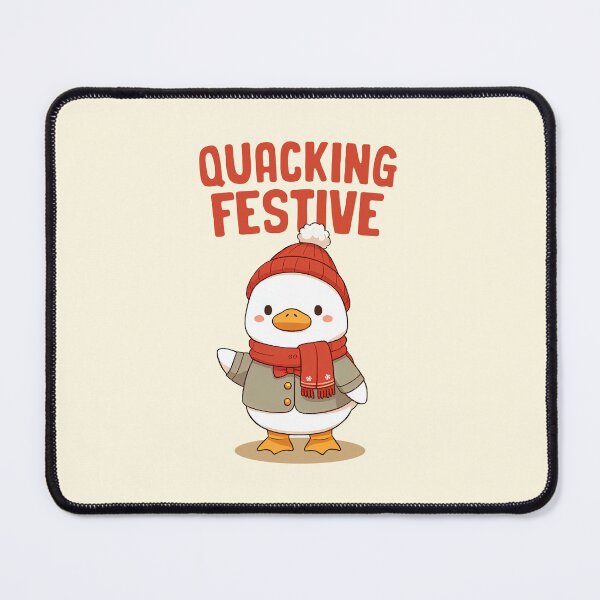 Item preview, Quacking Festive Christmas Duck designed and sold by KAI-Studio.
