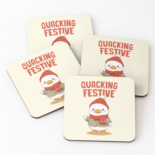 Item preview, Quacking Festive Christmas Duck designed and sold by KAI-Studio.