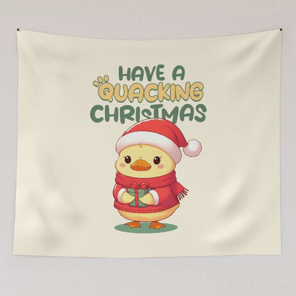 Item preview, Have a Quacking Christmas Duck designed and sold by KAI-Studio.