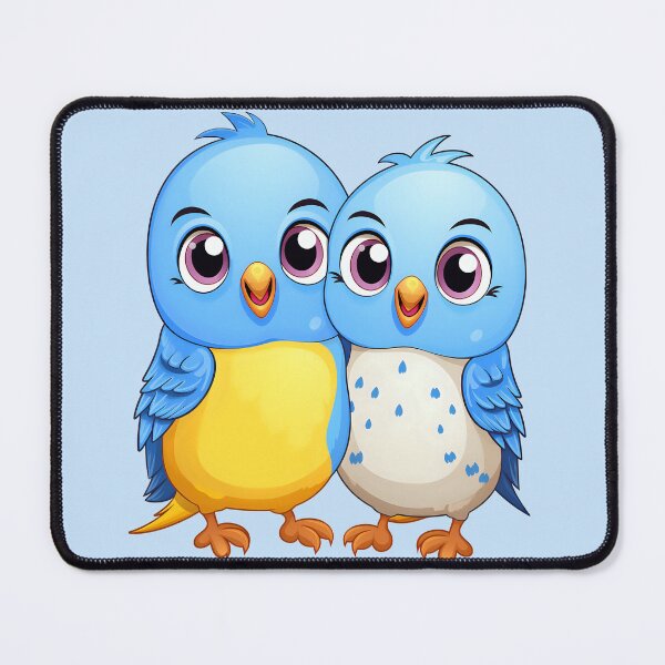 Item preview, Budgie couple designed and sold by DerSenat.