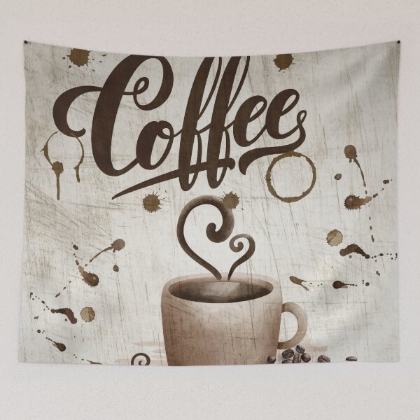 Item preview, Painted Vintage Coffee designed and sold by HappyLifeCreate.