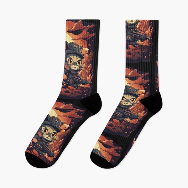 Aperçu de l'œuvre Des chats dans l'espace ! créée et vendue par JollyGoodMerch.