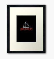 Rock Bottom Framed Print