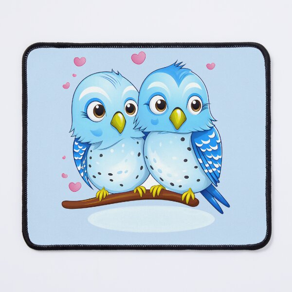 Item preview, Budgie couple designed and sold by DerSenat.