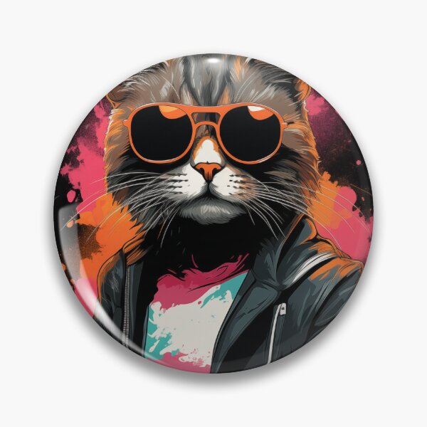 Item preview, "Rebel Cat Coolness: Edgy Bad Boy Cat T-shirt Design" designed and sold by Huycao211.