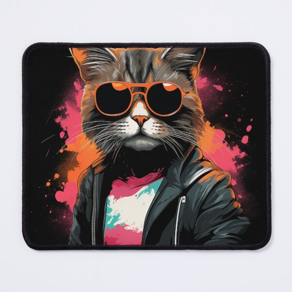 Item preview, "Rebel Cat Coolness: Edgy Bad Boy Cat T-shirt Design" designed and sold by Huycao211.