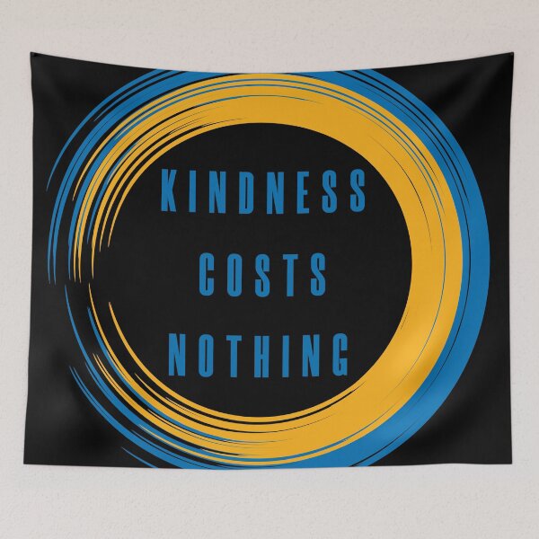 Item preview, Kindness costs nothing swirl classic designed and sold by UniqueDesignHub.