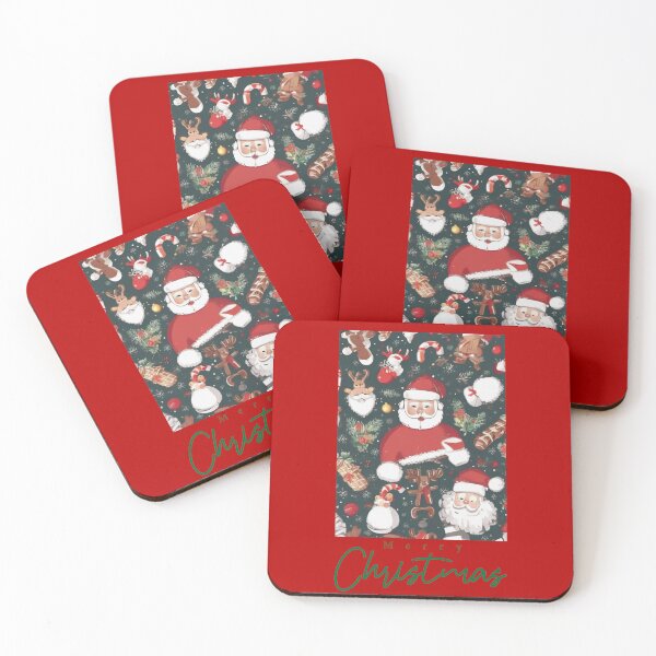 Item preview, Merry Christmas with Santa Claus designed and sold by Meowguar.