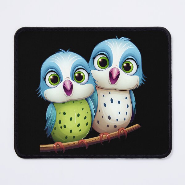 Item preview, Budgie couple designed and sold by DerSenat.