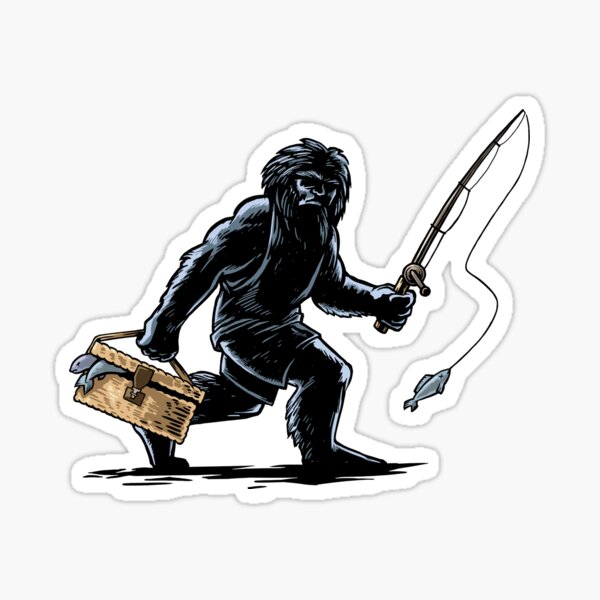 Artikel-Vorschau von Bigfoot Angelausflug, designt und verkauft von Maria Garcia.