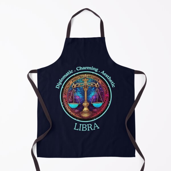 Item preview, Vibrant Daily Horoscopes  Libra Zodiac - Horescope/SunSign Theme  on  navy  blue background designed and sold by CosmicNook1.