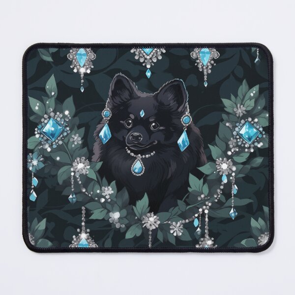 Item preview, Jewelled Schipperke designed and sold by Nocturne Paws.