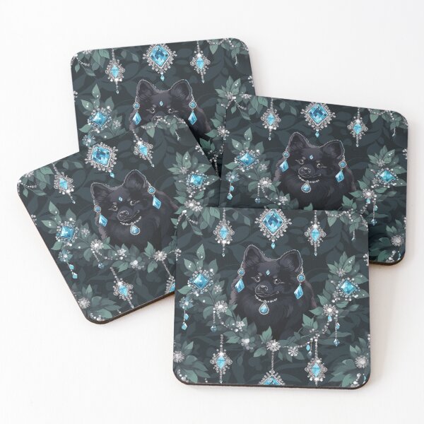 Item preview, Jewelled Schipperke designed and sold by Nocturne  Paws.