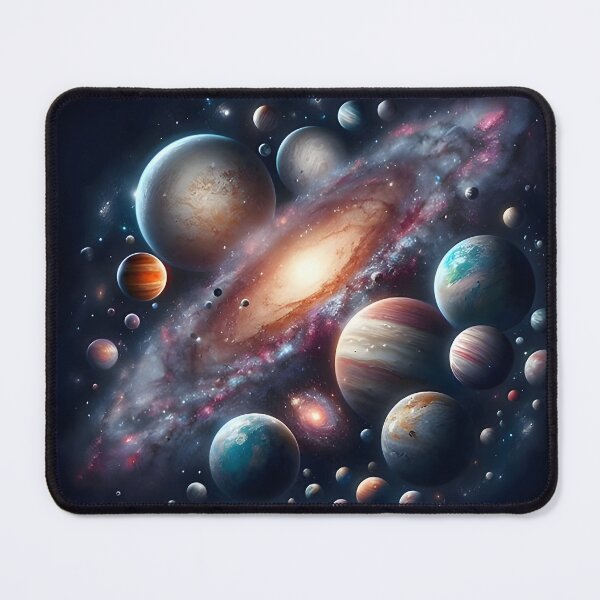 Item preview, Our Milky Way Galaxy and Solar System in Stunning Detail" "Beyond Boundaries: Mesmerizing 4K Artistry Unveiling the Beauty of Each Planet designed and sold by Manoj Kumar Mandali.