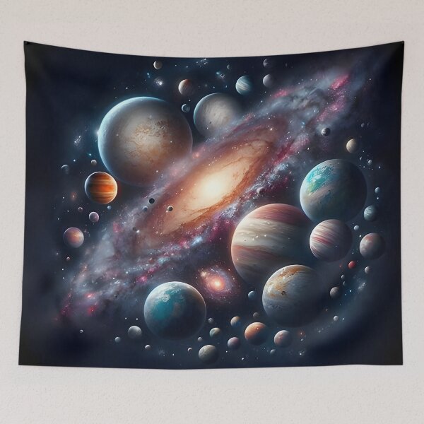 Item preview, Our Milky Way Galaxy and Solar System in Stunning Detail" "Beyond Boundaries: Mesmerizing 4K Artistry Unveiling the Beauty of Each Planet  designed and sold by Manoj Kumar  Mandali.
