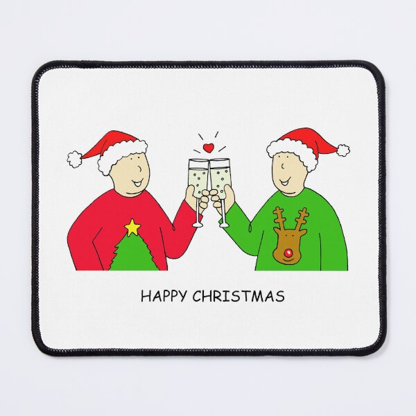 Item preview, Happy Christmas from Male Couple designed and sold by KateTaylor.