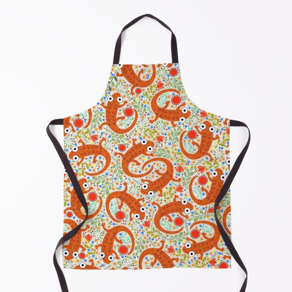 Item preview, Red Spotted Newt Playful and Cute Newts on White designed and sold by GreenCarbon2112.