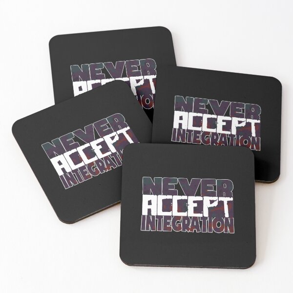 Item preview, Never Accept Integration designed and sold by Yachad.
