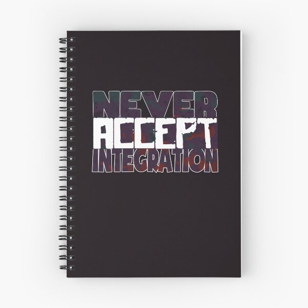 Item preview, Never Accept Integration designed and sold by Yachad.