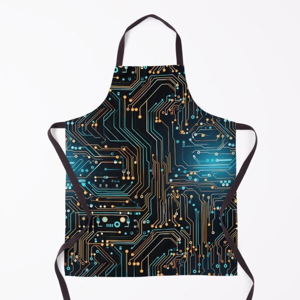 Item preview, Wired Elegance: Circuit Board Pattern designed and sold by NikkofTime.