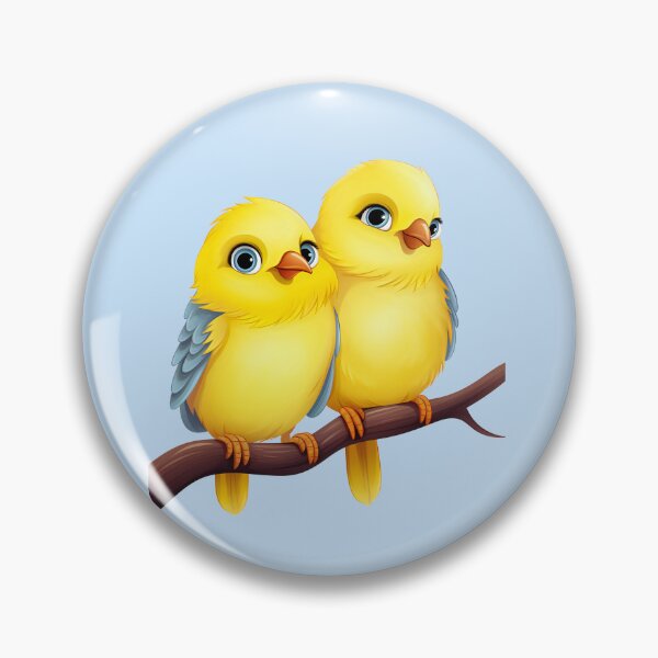 Item preview, Canary bird couple | Canaries designed and sold by DerSenat.