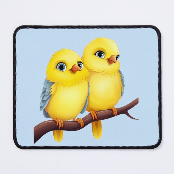 Item preview, Canary bird couple | Canaries designed and sold by DerSenat.