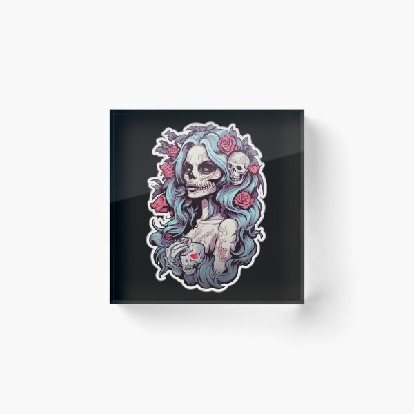 Artikelvorschau, Muerta Calaca Calavera Tag der Toten entworfen und verkauft von Nightarcade.