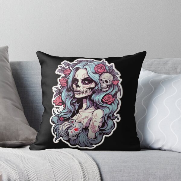 Item preview, Muerta Calaca Calavera Día de Muertos designed and sold by Nightarcade.