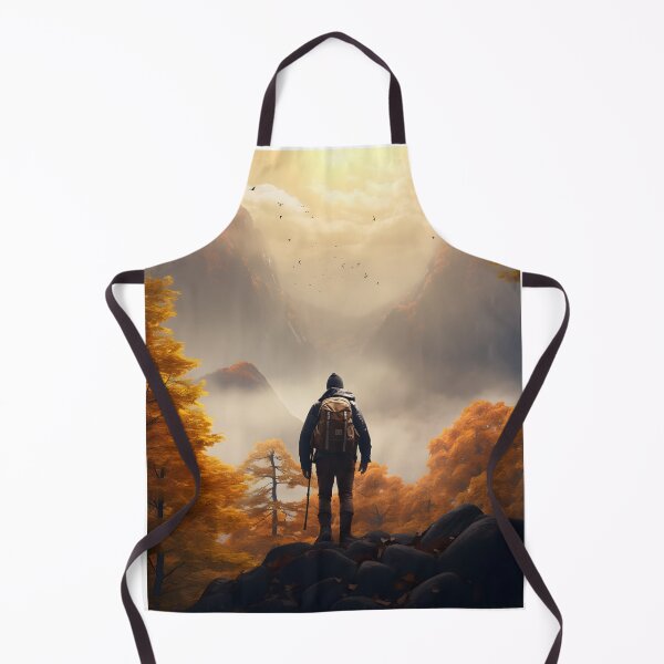 Item preview, Autumn Hiking Adventure: Solitude in the Misty Forest designed and sold by Shirtastically.