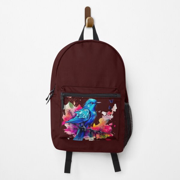 Item preview, Travel with parrots in the forest and butterflies, beautifully, in watercolor style.  Easy on the eyes and bright colors,drawing, exotic, graphic, natural, designed and sold by DeepDrop Studio.