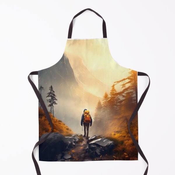 Item preview, Autumn Hiking Adventure: Solitude in the Misty Forest designed and sold by Shirtastically.