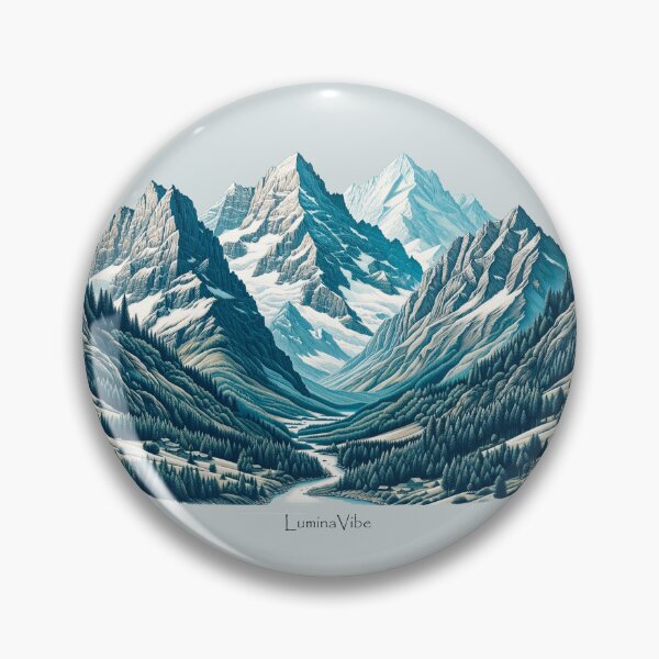 Item preview, Snowy Summit: Splendor of the Mountains designed and sold by LuminaVibe.