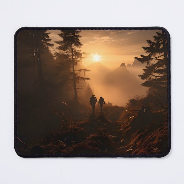 Item preview, A serene autumn hike in the mountains. designed and sold by Shirtastically.