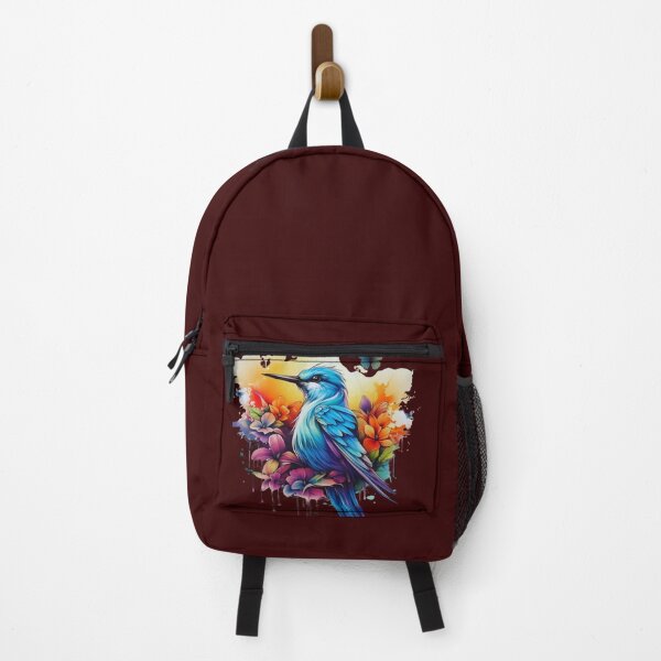 Item preview, Travel with parrots in the forest and butterflies, beautifully, in watercolor style.  Easy on the eyes and bright colors,drawing, exotic, graphic, natural, designed and sold by DeepDrop Studio.