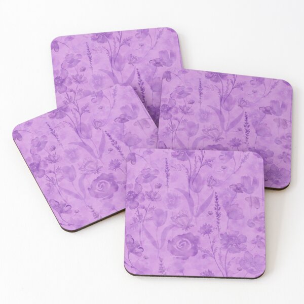 Item preview, Purple tiny flowers pattern designed and sold by Chirayu1111.