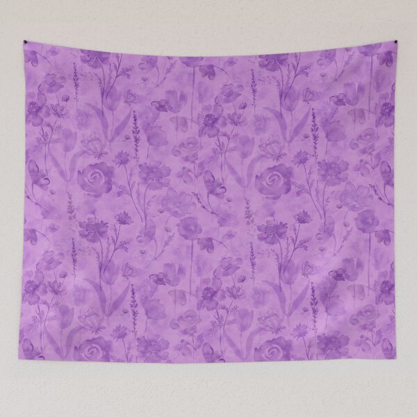 Item preview, Purple tiny flowers pattern designed and sold by Chirayu1111.