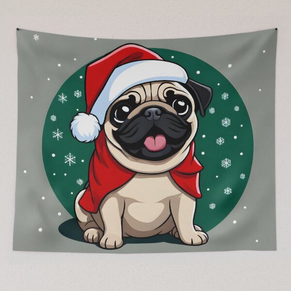 Item preview, Xmas Pug designed and sold by PaigeCompositor.