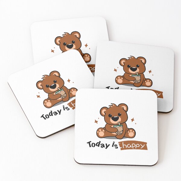 Item preview, Cute Bear - Today is happy  designed and sold by ThinGraff Design.