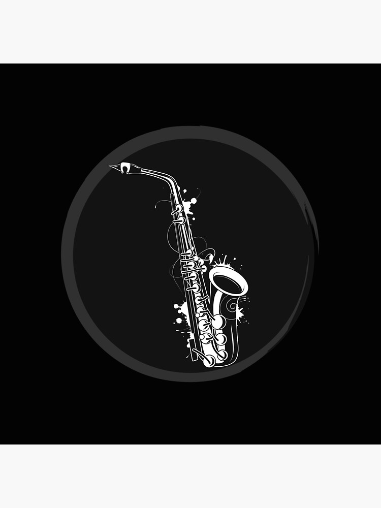 Idée cadeau famille saxophone' Autocollant