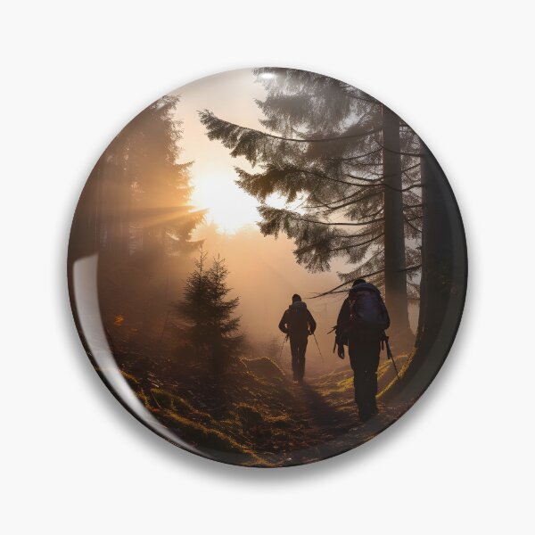 Item preview, A peaceful autumn hike in a serene and mystical forest. designed and sold by Shirtastically.