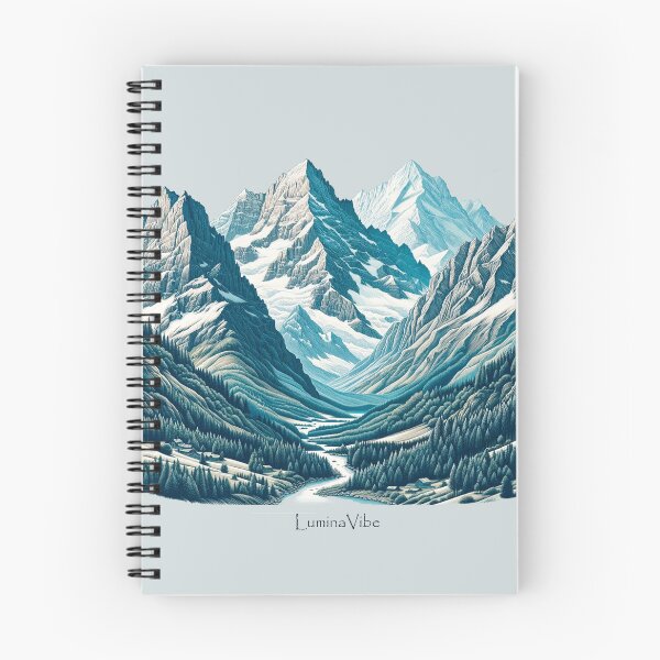 Item preview, Snowy Summit: Splendor of the Mountains designed and sold by LuminaVibe.