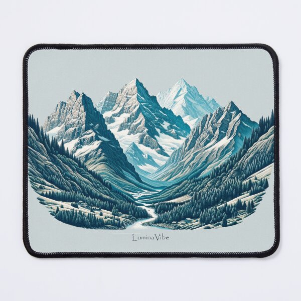 Item preview, Snowy Summit: Splendor of the Mountains designed and sold by LuminaVibe.