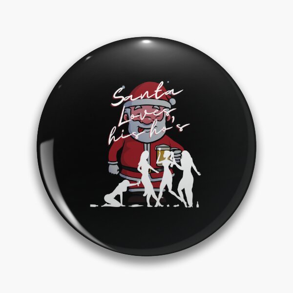 Item preview, Santa Loves his Ho's Funny Christmas Design designed and sold by mkzmerch.