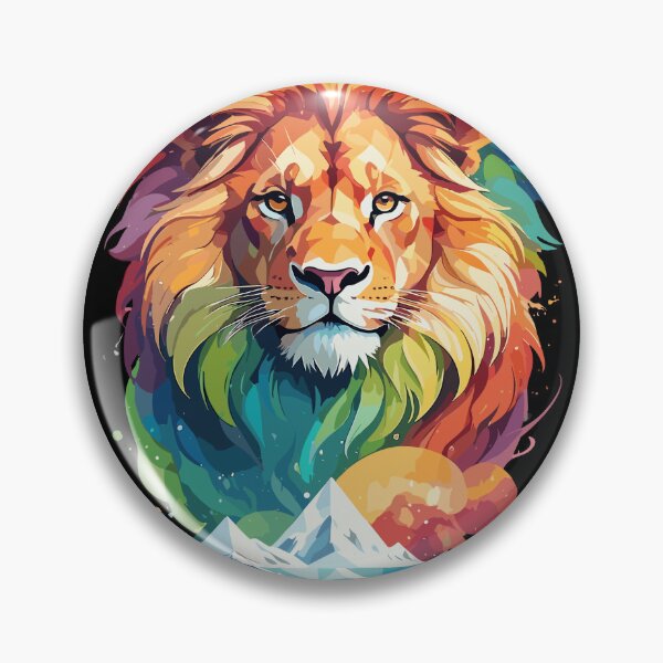 Item preview, Colorfull Cartoon Lion ✨ designed and sold by firecard.