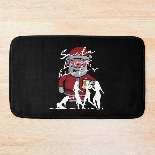 Item preview, Santa Loves his Ho's Funny Christmas Design designed and sold by mkzmerch.