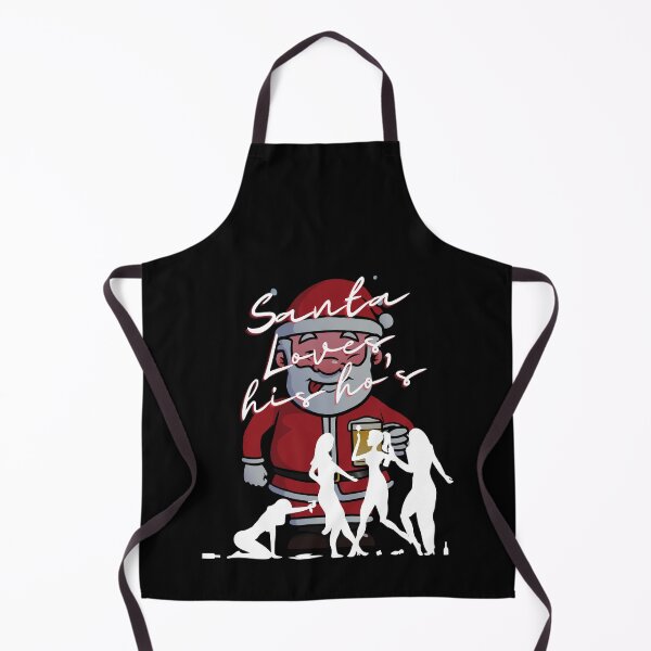 Item preview, Santa Loves his Ho's Funny Christmas Design designed and sold by mkzmerch.