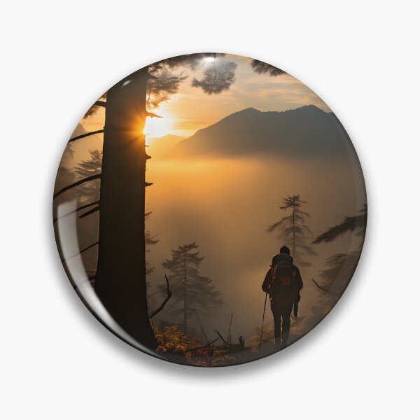 Item preview, A peaceful autumn hike in a serene and mystical forest. designed and sold by Shirtastically.